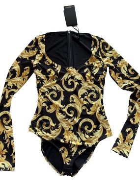 Versace Baroque Bodysuit size 38